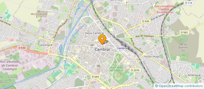 localisation de l'entreprise FAYM  CAMBRAI