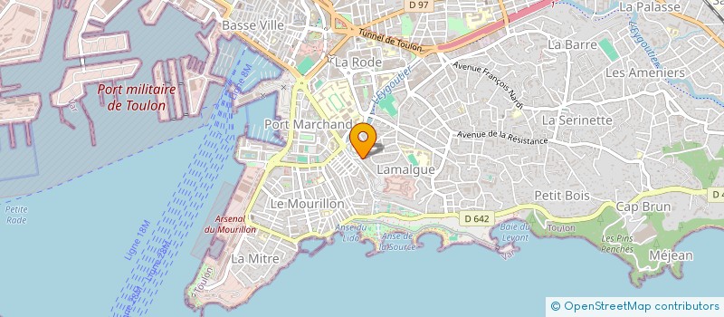 localisation de l'entreprise FAYMHE CORPORATE à TOULON