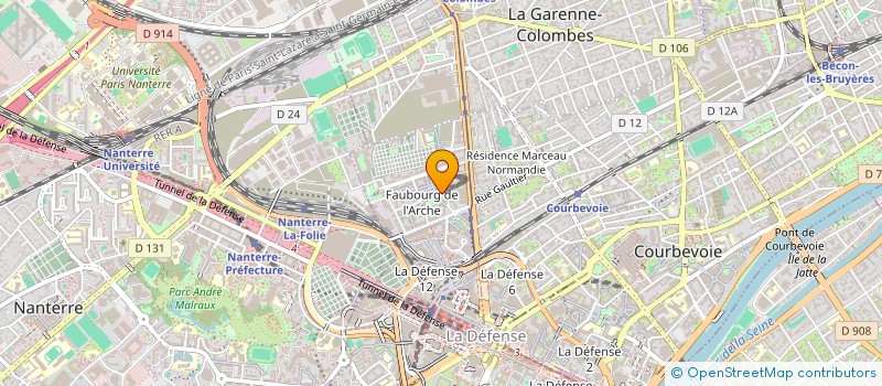 localisation de l'entreprise FAYOL GILBERT CONSEIL  COURBEVOIE