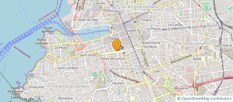 localisation de l'entreprise FAYOLLE ASSOCIES  MARSEILLE