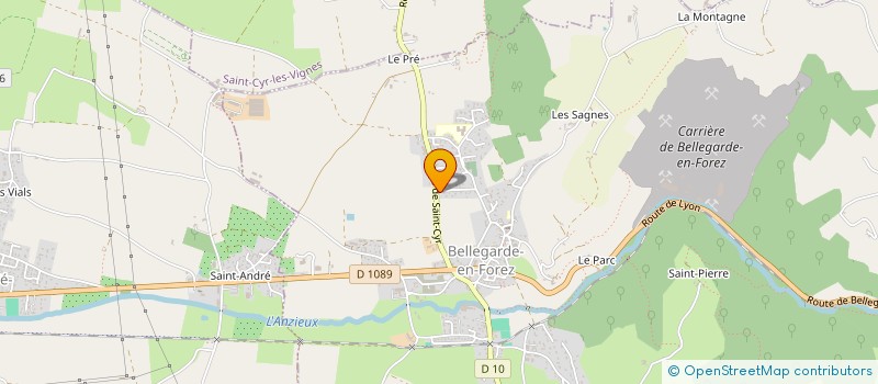 localisation de l'entreprise FAYOLLE IMMO  BELLEGARDE-EN-FOREZ