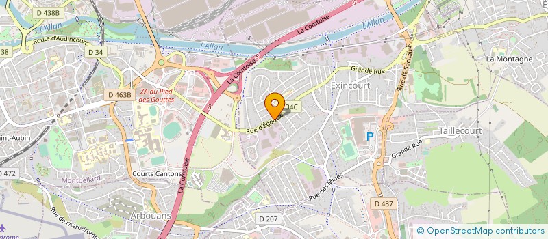localisation de l'entreprise FAYOLLE L'ENSEIGNE à EXINCOURT