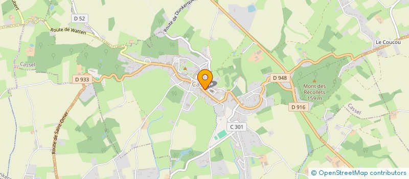 localisation de l'entreprise FAYOLLE TAPISSIER à CASSEL