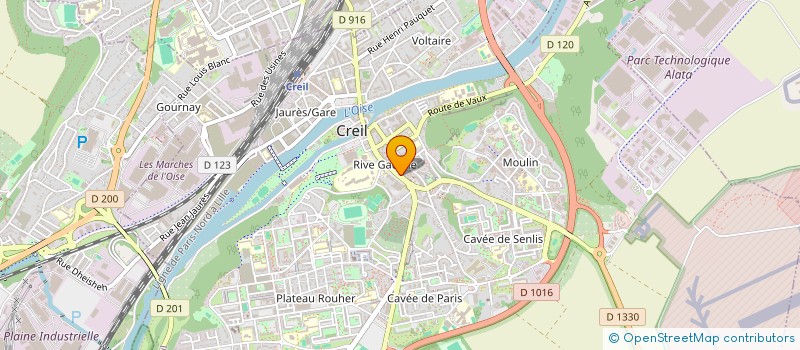 localisation de l'entreprise FAYR à CREIL