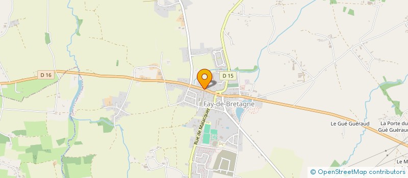 localisation de l'entreprise FAYVALLEE à FAY-DE-BRETAGNE