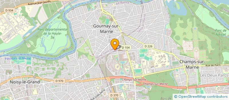 localisation de l'entreprise FAZ CONSEIL à GOURNAY-SUR-MARNE