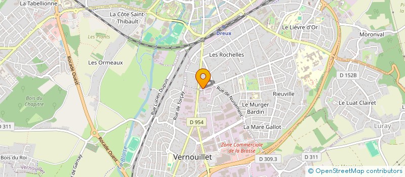localisation de l'entreprise FAZ'ELLE à DREUX