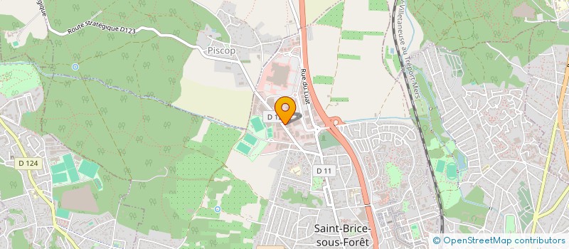 localisation de l'entreprise FAZ INVEST à SAINT-BRICE-SOUS-FORET