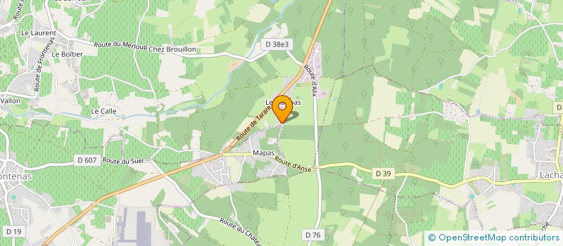 localisation de l'entreprise FAZ LABORATOIRE  THEIZE