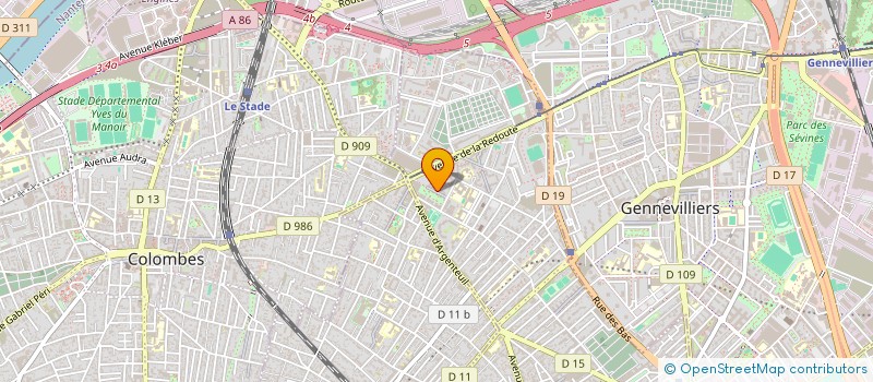 localisation de l'entreprise FAZA TRANSPORT à ASNIERES-SUR-SEINE