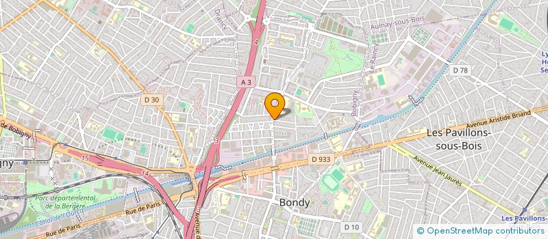 localisation de l'entreprise FAZAN BATIMENT  BONDY