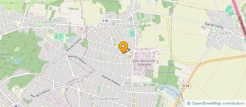 localisation de l'entreprise FAZELEC à COURTRY