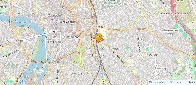 localisation de l'entreprise FAZEM  TOULOUSE