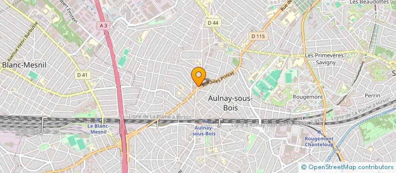 localisation de l'entreprise FAZENDA à AULNAY-SOUS-BOIS