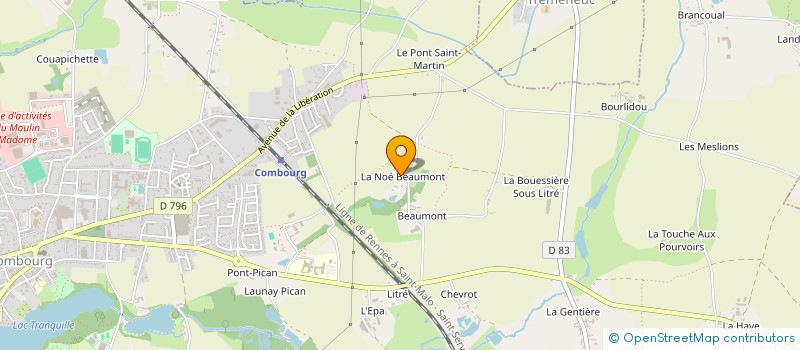 localisation de l'entreprise FAZENDA  COMBOURG