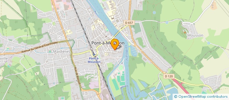 localisation de l'entreprise FAZER  PONT-A-MOUSSON