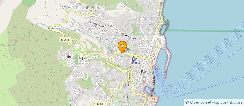 localisation de l'entreprise FAZI - EXPERTISE ET CONSEIL à BASTIA