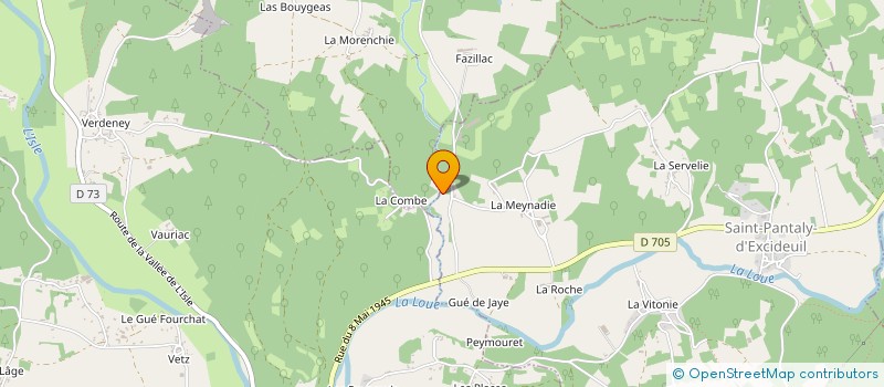 localisation de l'entreprise FAZILLAC VIANDES à SAINT-GERMAIN-DES-PRES