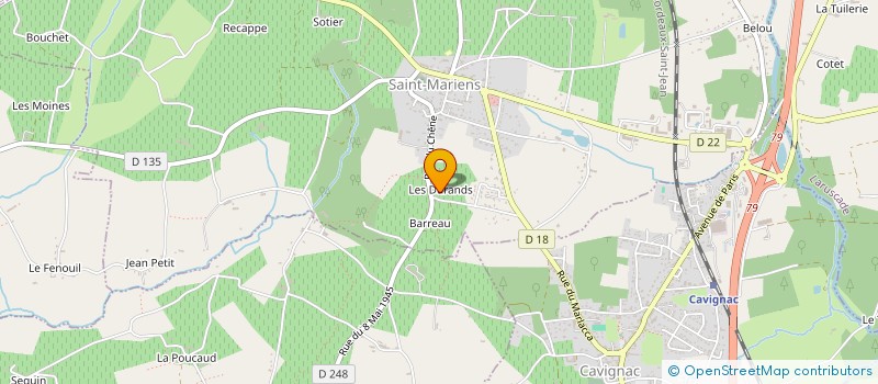 localisation de l'entreprise FAZO  SAINT-MARIENS