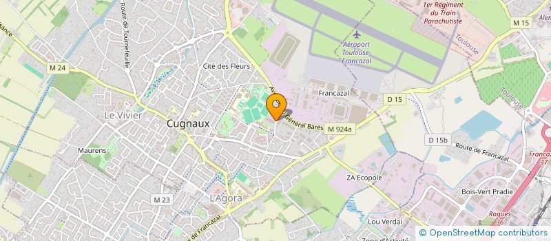 localisation de l'entreprise FB 3A  CUGNAUX