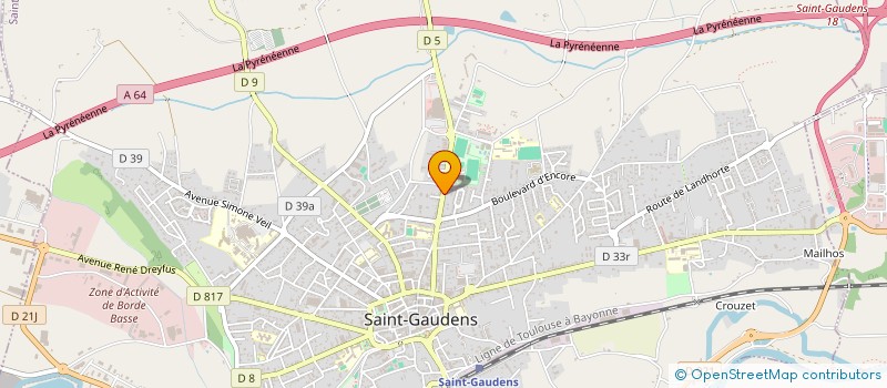 localisation de l'entreprise FB à SAINT-GAUDENS
