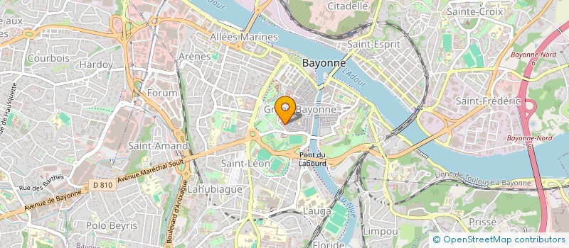 localisation de l'entreprise FB à BAYONNE