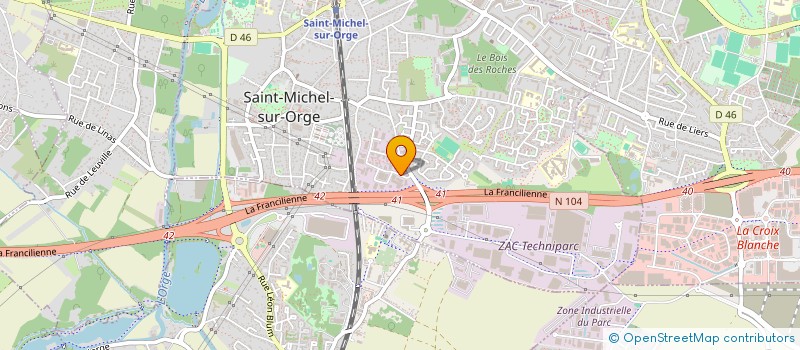 localisation de l'entreprise FB à SAINT-MICHEL-SUR-ORGE