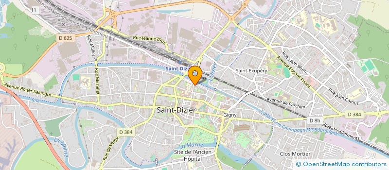 localisation de l'entreprise FB 52 à SAINT-DIZIER