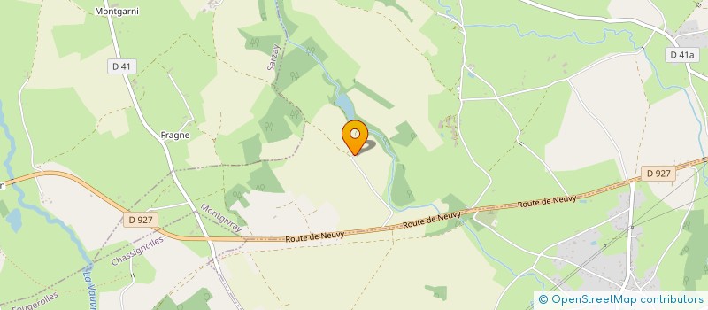 localisation de l'entreprise FB à MONTGIVRAY