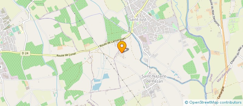 localisation de l'entreprise FB-AERO à SAINT-NAZAIRE-DE-PEZAN