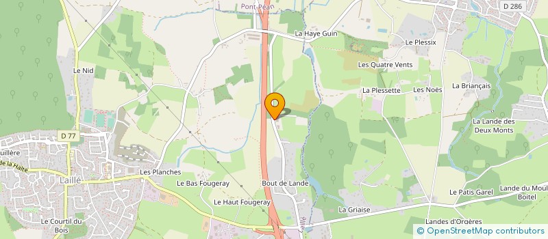 localisation de l'entreprise FB ALUMINIUM à LAILLE