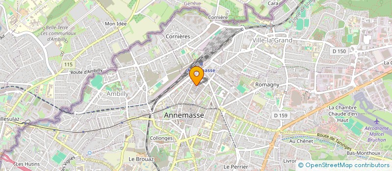 localisation de l'entreprise FB ANNEMASSE à ANNEMASSE