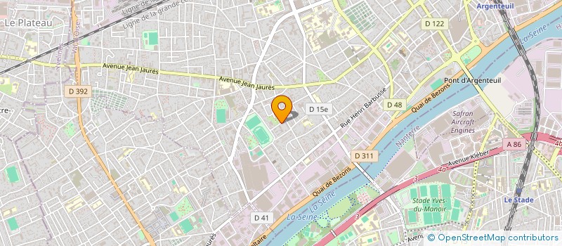 localisation de l'entreprise FB-BAT  ARGENTEUIL