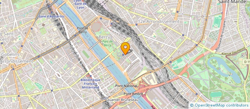 localisation de l'entreprise FB BERCY  PARIS