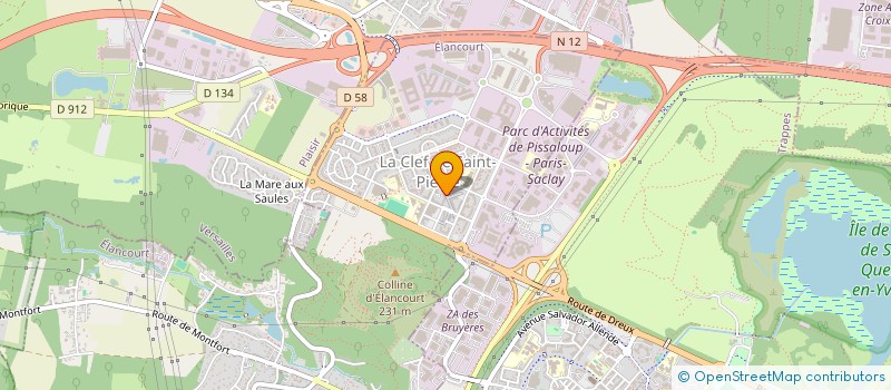 localisation de l'entreprise FB CHALLENGE à ELANCOURT