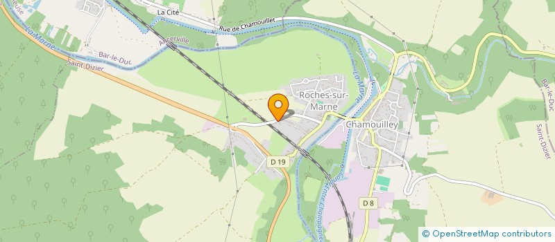 localisation de l'entreprise FB CHAUMONT à ROCHES-SUR-MARNE