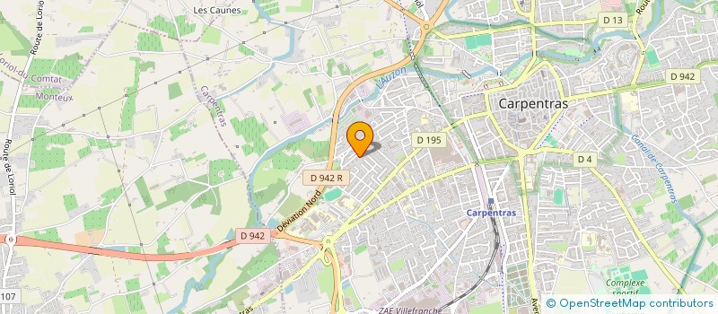 localisation de l'entreprise FB CLOTURES  CARPENTRAS