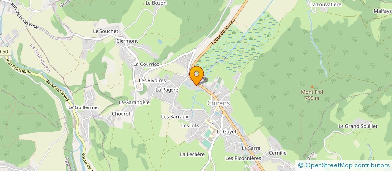 localisation de l'entreprise FB COIFFURE  CHIRENS