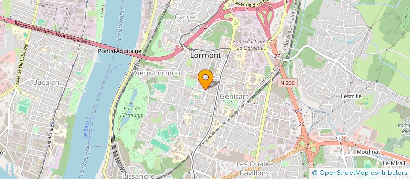 localisation de l'entreprise FB CONCEPT  LORMONT