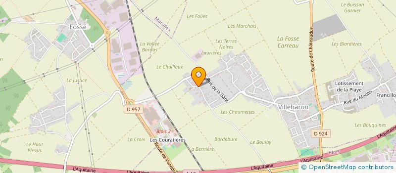 localisation de l'entreprise FB CONSEIL  VILLEBAROU