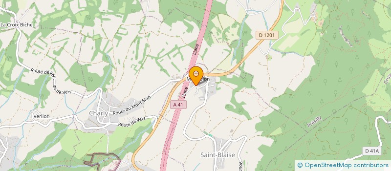 localisation de l'entreprise FB CONSEILS  SAINT-BLAISE