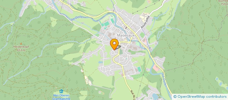 localisation de l'entreprise FB CONSEILS  MASEVAUX-NIEDERBRUCK