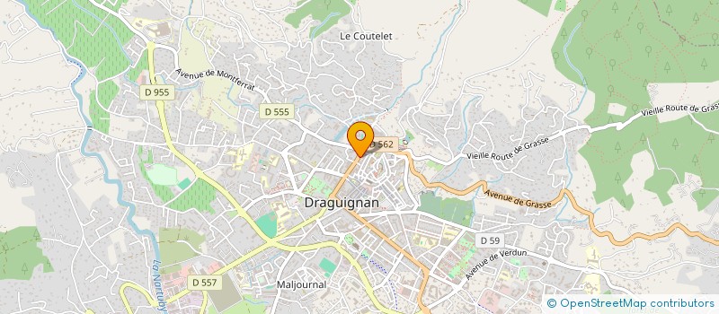 localisation de l'entreprise FB CONSTRUCTION  DRAGUIGNAN