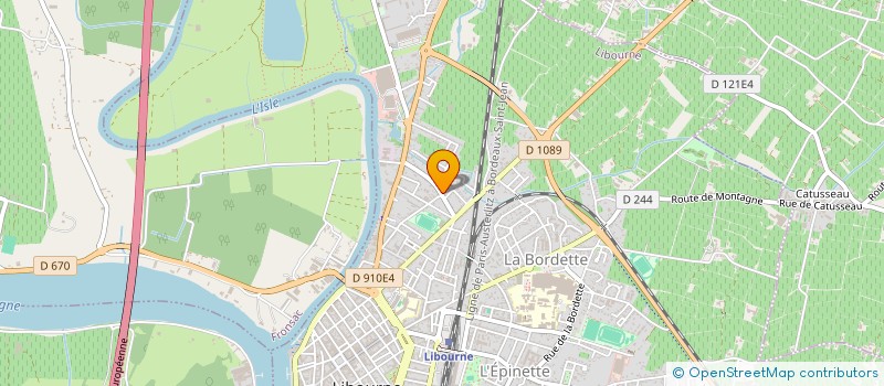 localisation de l'entreprise FB CONSTRUCTION ET IMMOBILIER  LIBOURNE