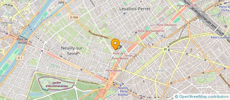 localisation de l'entreprise FB CONSULT à NEUILLY-SUR-SEINE