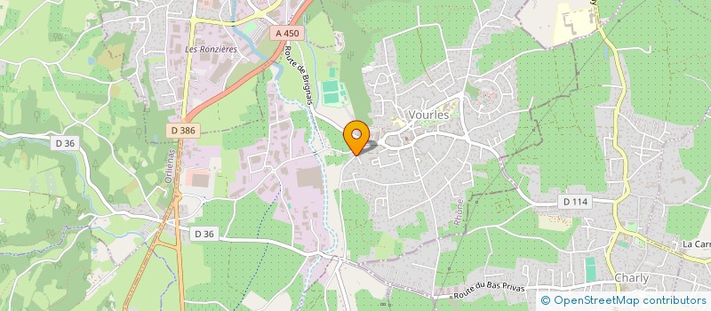 localisation de l'entreprise FB CONSULTANT à VOURLES