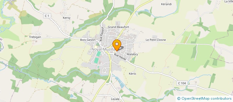 localisation de l'entreprise FB CONSULTANT  NOYAL-MUZILLAC