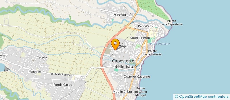 localisation de l'entreprise FB CONSULTING à CAPESTERRE-BELLE-EAU