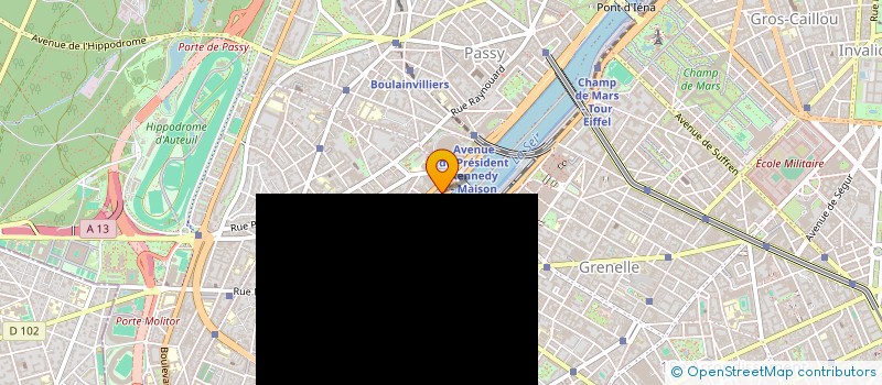 localisation de l'entreprise FB CREATIONS  PARIS