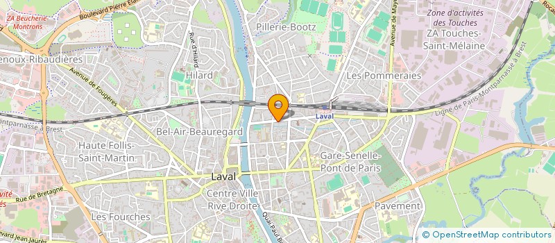 localisation de l'entreprise FB CYCLES à LAVAL